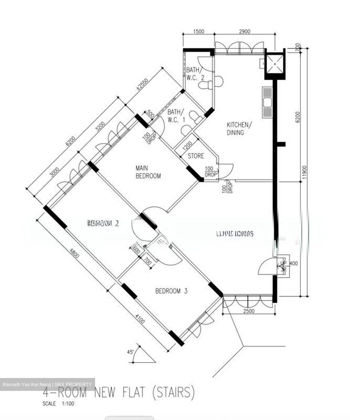 Blk 211 Serangoon Avenue 4 (Serangoon), HDB 4 Rooms #577457011